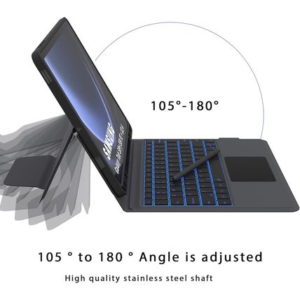 For Samsung Galaxy Tab S9 FE+ / S9 plus /S10+ 12.4 Inch Keyboard Case - Folio Co