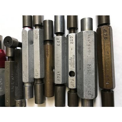 LOT THE PIPE MACHINERY GO NO GO PLUG GAGE .677,.6785,.6815,.679,.670,.682,ET