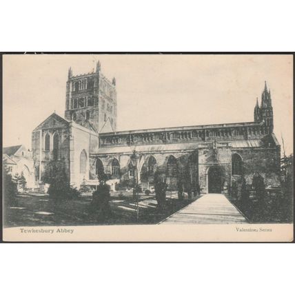 Tewkesbury Abbey, Gloucestershire, c.1905 - Valentine's Postcard