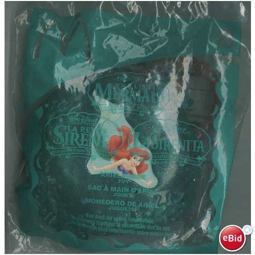 2006 McDonalds Disney's The Little Mermaid #8 Ariel Purse Mint in Package