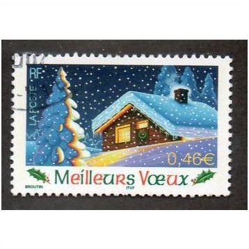 FRA 2002 46c 'NEW YEAR' FINE USED (EBID20382)