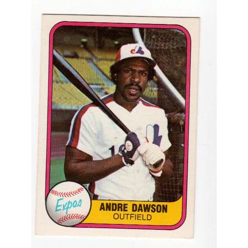 1981 Fleer Andre Dawson baseball card #145-NM-HOF- Expos