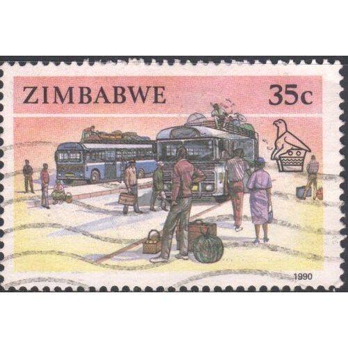 Zimbabwe 1990 - SG781 - 35c - Buses - used