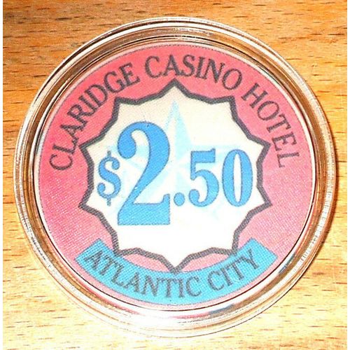 Claridge $2.50 Casino Chip - Atlantic City, New Jersey