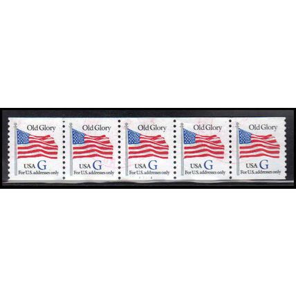 Used 2890 32c G Old Glory Very Fine PNC A2214/5 PA3319
