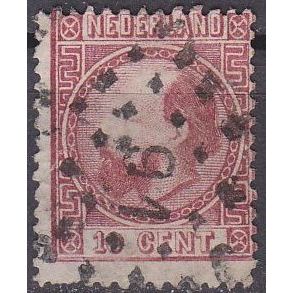 NIEDERLANDE NETHERLANDS [1867] MiNr 0008 II E ( O/used )