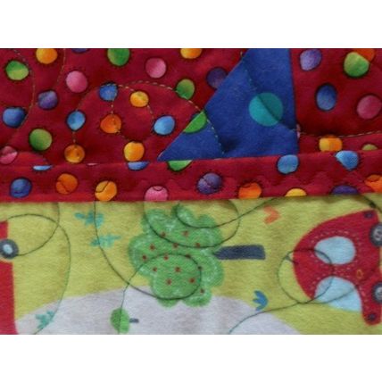 Quilt Homecrafted Handprints Around the Primary Board 041309Q