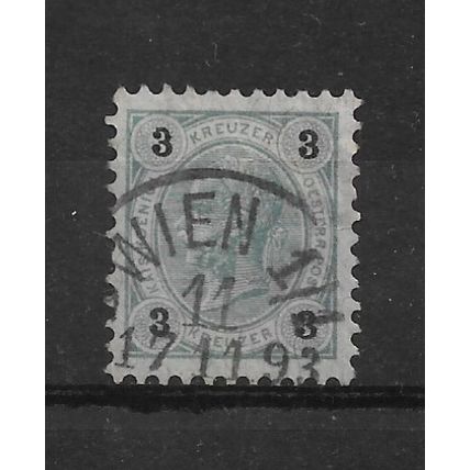 Austria.SG81 3k Green.Fine Used.Aug22
