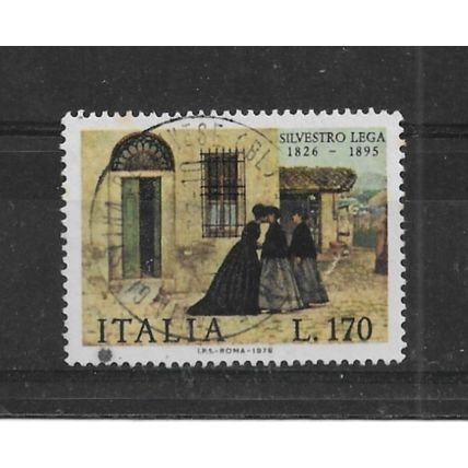 Italy.150th Birth Anniversary of Silvestro Lega (painter) stamp.Fine Used.Sept22