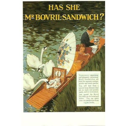 Advertising BOVRIL SANDWICH Art Postcard (Mayfair BB 181)