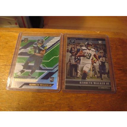2022 Panini, 5-Premium Insert Rc Cards, KENNETH WALKER III, Seahawks