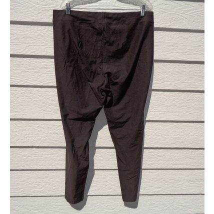 Eileen Fisher Womens Viscose Pants XL Brown 38 Waist 020