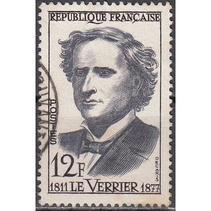 France 1958 Michel 1183 O Cote (2008) 0.80 € Urbain Le Verrier Cachet rond