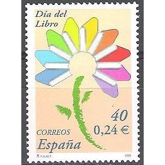 España 2001 Michel 3622 Neuf ** Cote (2008) 0.55 € Journée de livre