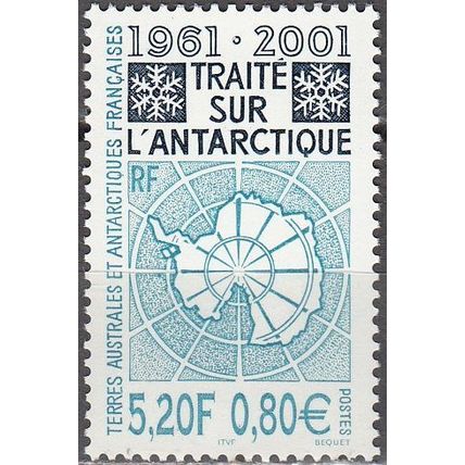 TAAF 2001 Michel 458 Neuf ** Cote (2005) 7.00 € 40 Ans Traité sur l'Antarctique