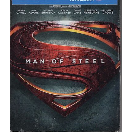 MAN OF STEEL BLU-RAY + DVD STEELBOOK (DIGITALMAY NOT BE ACTIVE)