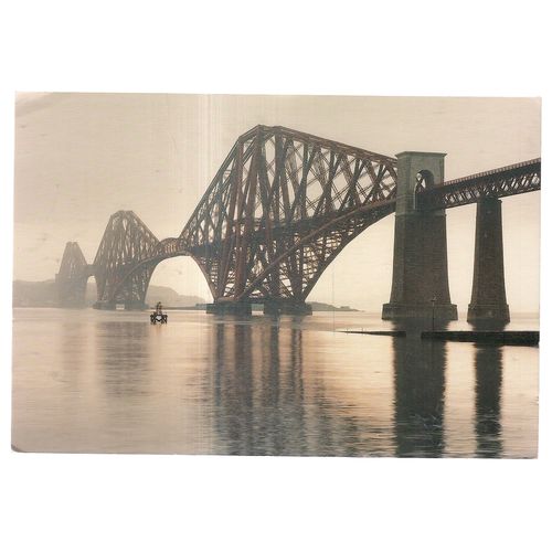 THE FORTH BRIDGE AT DAWN ..unused postcard by Colin Baxter =