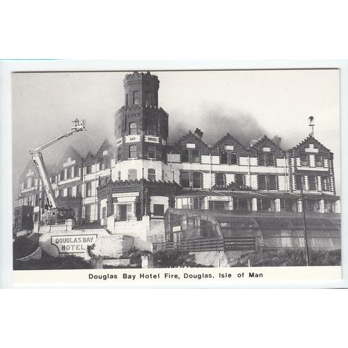 Douglas Bay Hotel Fire Isle of Man Limited Edition Postcard CE55
