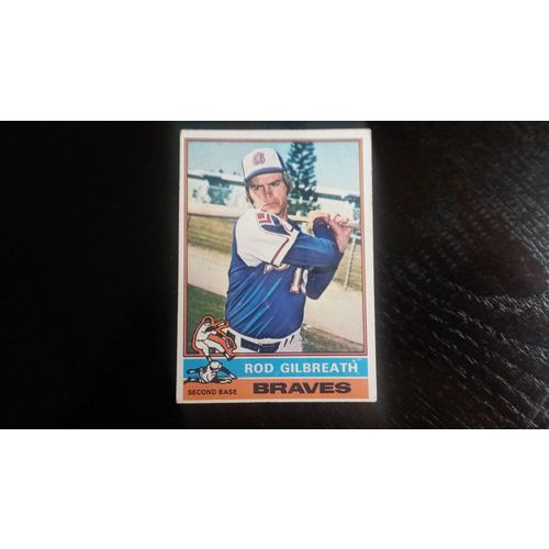 1976 Topps Card # 306 Rod Gilbreath Good (2) Atlanta Braves