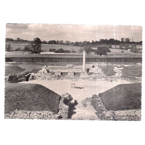 ROMAN THEATRE OF VERULAMIUM, ST ALBANS c.1950s. unused vintage postcard RP =