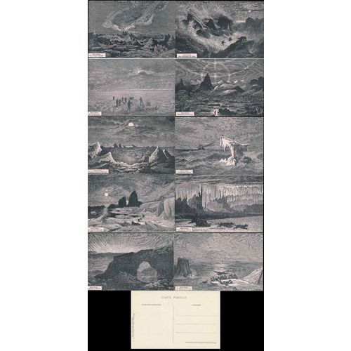 Arctic North 1905 Set of 10 postcards MINT PO Crisp Printer:Allaer Belgium RARE