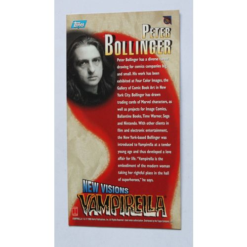 Vampirella Gallery Base Gold trading Card # 26 (A) - 1995 Topps Harris comics