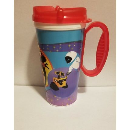 DISNEYLAND PIXAR FEST INCREDIBLES, WALL-E, COCO TRAVEL MUG CUP W/ LID~NEW~2018