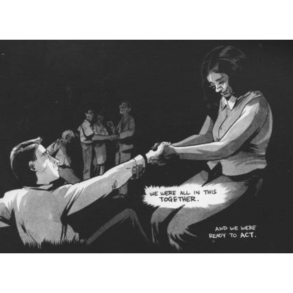 John Lewis Non Violence Black Rights Equality March Workshop Postcard