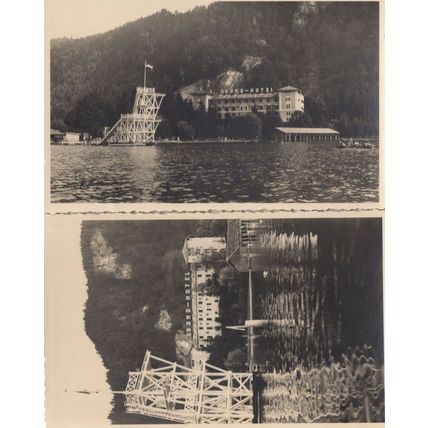 Grand Hotel Annenheim Austria 2x Antique 1940s Postcard s