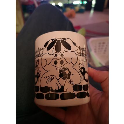 Comical Farmyard Pigs And Chickens Mug By tams