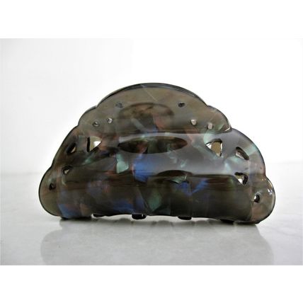 Abalone sea shell effect hair claw clamp clip