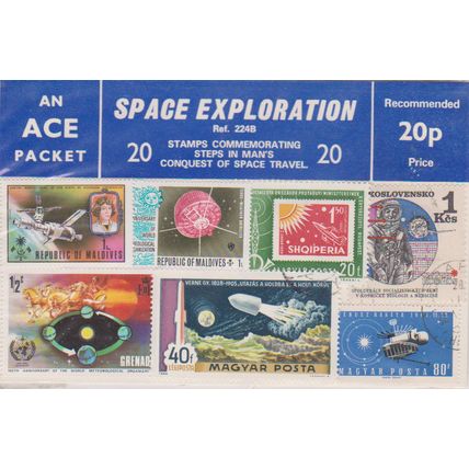 ACE pack 2248 20 Space Exploration unopened