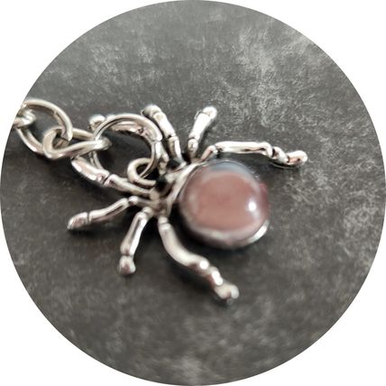 Hand made keyring Chain Spider Gothic Rock Crafted Metal Handmade Gift A60