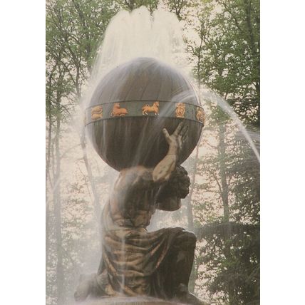 Kodak 1991 Photo Award Winner Atlas Fountain Castle Howard York Postcard