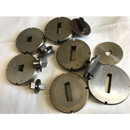 LOT 5 SETS WILSON S23 TOOL SPECIAL THICK TURRET PUNCH DIE 614423,wt 56-9497,SD