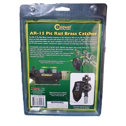 Caldwell Shooting Supplies 530143 AR Pic Rail Brass Catcher