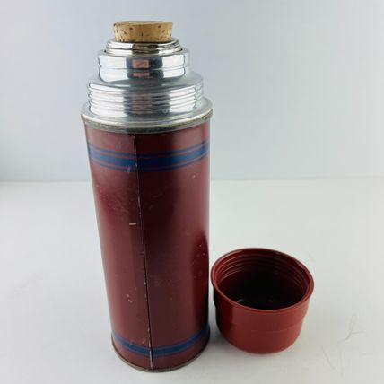 Aladdin Cork Stop Glass Pint Vintage Thermos