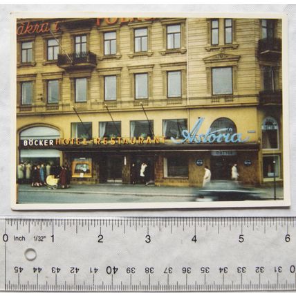 old postcard Astoria Hotel Restaurant, Sweden