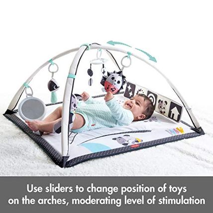 Tiny Love Baby Tummy Time Play Mat, Gymini Deluxe Baby Play Mats for Floor, Magi