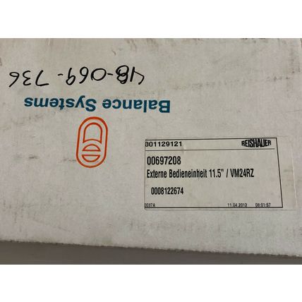 NEW BALANCE SYSTEMS 9PAVM209040070 VM24RZ,VM24 OPERATOR INTERFACE REISHAUER,CZ