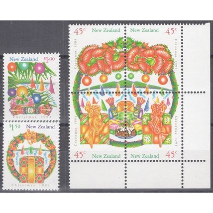 New Zealand 1164-1169 MNH XMAS Flowers Presents Sailboats ZAYIX STAMPS 060722S14