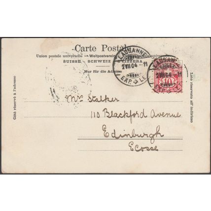 Le Quai, Ouchy, 1904 - Gonard CPA