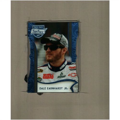 2012 Press Pass Fan Fare Dale Earnhardt Jr.-Die Cut/BLUE