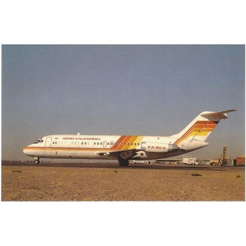 Aero California Douglas DC9 15MC Aircraft Postcard (A21959)