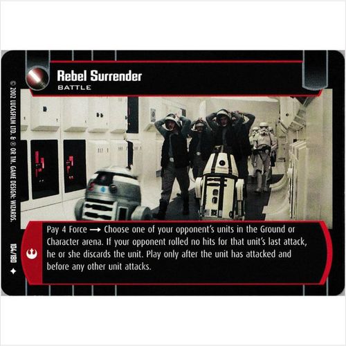 Star Wars TCG A New Hope - #104/180 - Rebel Surrender