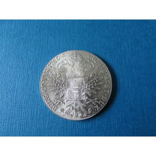 1780 AUSTRIA MARIA THERESIA SILVER THALER. AU