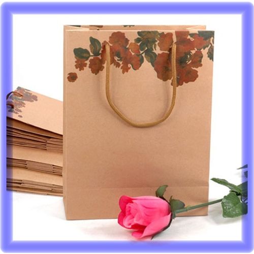 Geschenktüten BLUMEN ,5St.15cm,Geschenktragetasche