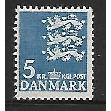 DENMARK 1946 ARMS 5K BLUE SG 348 M / MINT#2