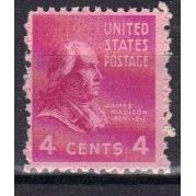 808 4c James Madison Barely Clears MNH B0127
