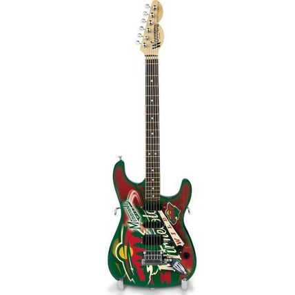 MINNESOTA WILD 1:4 Scale Replica Woodrow NorthEnder Guitar ~Licensed~